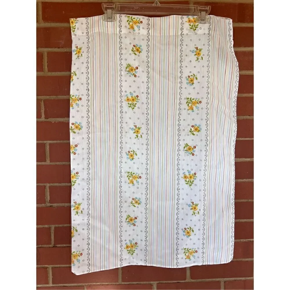 Vintage 1970s Rainbow Pillowcase